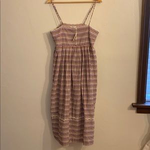 NWT Madewell Scalloped Midi Dress